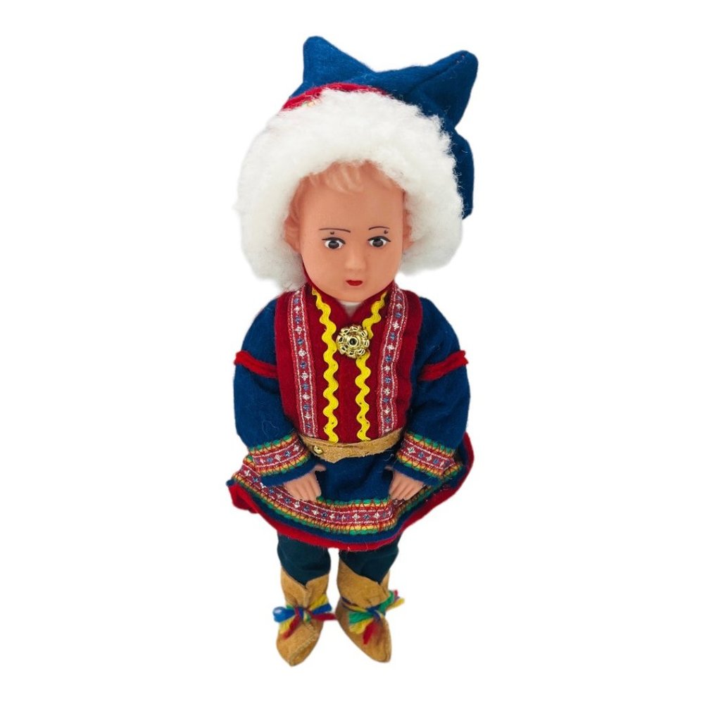 Vintage Rare Aitoustakuu Doll by Erkki Joupperi Made in Finland